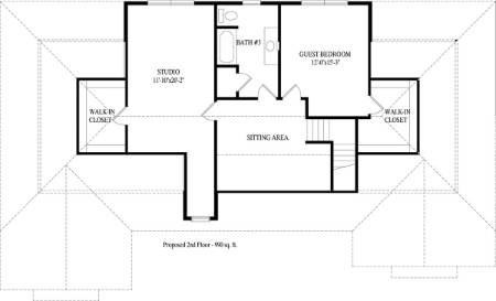 Richmond Modular Home Floor Plan Second Floor